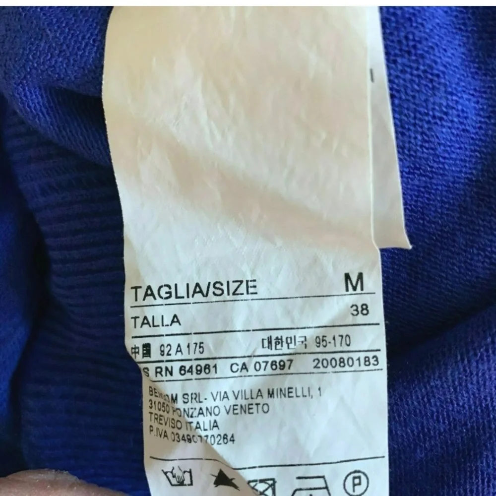 United Colors of Benetton Womens M Blue Soft Sweater Top - Picture 6 of 6